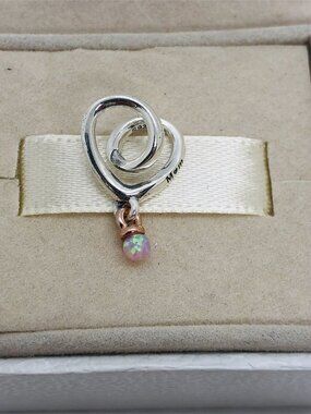 ✨🔥Pandora Two-tone Key to Happiness Double Dangle Charm